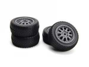 Sidepin SC Wheel/Tyre Set (Grey/Front/Rear)