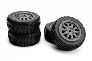 Sidepin SC Wheel/Tyre Set (Grey/Front/Rear)