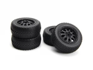 Sidepin SC Wheel/Tyre Set (Black/Front/Rear)