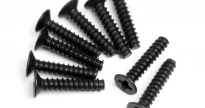 Countersunk Cross Head Self-Tapping Screw M3X15mm (9Pcs)
