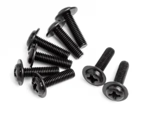 Domed Head Disc Screw M3X10 (8Pcs)