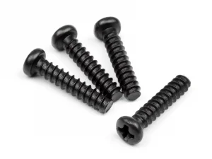 Ball Head Self-Tapping Screw 2.6x12mm (4Pcs)