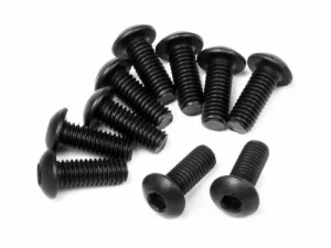 Button Head Screw M3X8mm (6 Pcs) 2mm Hex Socket