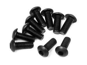 Button Head Screw M3X8mm (6 Pcs) 2mm Hex Socket