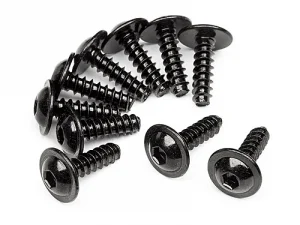 T.P Flanged Screw M3x10mm (10 pcs)