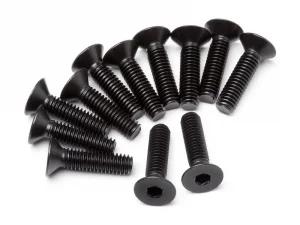 Flat Head Screw M4x16mm 12 Pcs