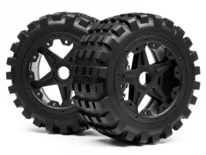 Maverick Blackout XB Rear Tyres Pre Mounted on Wheels - 1 Pair