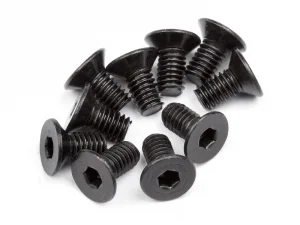 Flat Head Screw M4x8mm (12 Pcs)