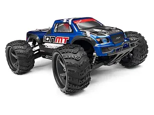 Maverick Monster Truck Painted Body Blue With Decals Ion MT