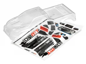 Maverick Clear Monster Truck Body With Decals (Ion Mt)