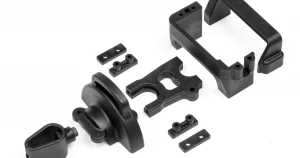 Maverick Centre Diff And Servo Mounts W/Wire Holder And Cover