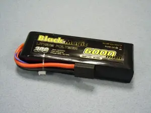 Black Magic 6000mAh 7.4V 30C LiPo - Traxxas Connector