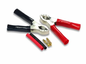 Croc Clips w/4mm Gold conn. (2)