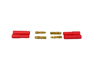 4.0mm Gold 2prs w/polarity housing