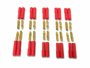 4.0mm Gold 10prs w/polarity housing