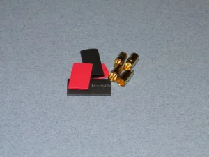 6mm Gold Bullet Connectors 2prs