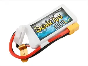 Li-Po 2S 7.4V 1000mAh 30C Soaring with XT60