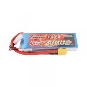 Gens Ace Soft Case 2S 7.4v 25C LiPo - 2200mAh - XT60