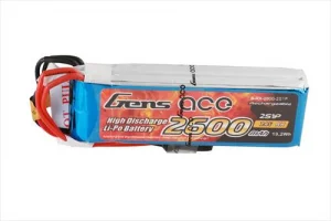 Gens Ace 2S 7.4v Transmitter LiPo - 2600mAh (Sanwa MT4/M11X/M12, Futaba T6J/T8FG/12FG)