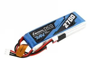 Gens Ace Receiver LiPo - 2S 7.4V 2700mAh Rx with Futaba Connector