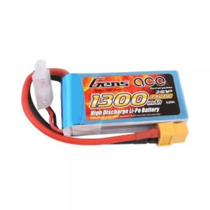 Gens Ace Soft Case 2S 7.4v 25C LiPo - 1300mAh - XT60