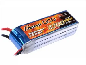 Gens Ace Soft Case 3S 11.1v 25C LiPo - 2700mAh - XT60