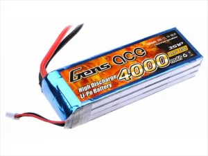 Gens Ace Soft Case 3S 11.1v 25C LiPo - 4000mAh - XT90
