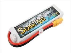 Gens Ace Soaring LiPo - 4S 14.8V 3300mAh 30C with XT90