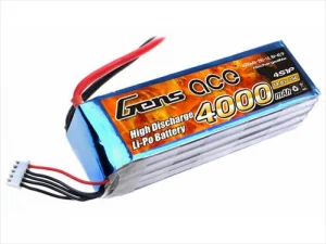 Gens Ace Soft Case 4S 14.8v 25C LiPo - 4000mAh - EC5