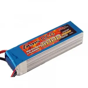 Gens Ace Soft Case 4S 14.8v 45C LiPo - 5000mAh - EC5