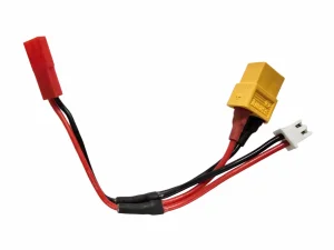 Gens Ace XT60 Female To JST-SYR-2P + XH Balance Male 100mm Adapter