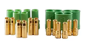 Castle 4mm Polarized Bullet Connector Set