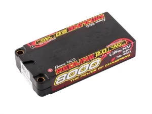 Gens Ace Redline 2.0 Race HV LiPo - 3.8V 8000mAh 140C RL2 Shorty - 5mm