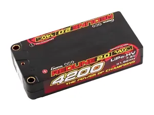 Gens Ace Redline 2.0 Race HV LiPo - 7.6V 4200mAh 140C RL2 Shorty - 5mm