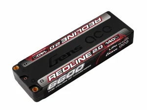 Gens Ace HV Hard Case LiPo - 2S1P 7.6V 6600mAh 140C RL2 with 5mm