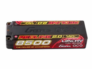 Gens Ace Hard Case LiPo - 2S HV 7.6V 8500mAh 140C RL2 Short 5mm