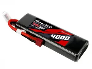Gens Ace Hard Case Bashing Series LiPo - 2S 7.4V 4000mAh 60C - Deans