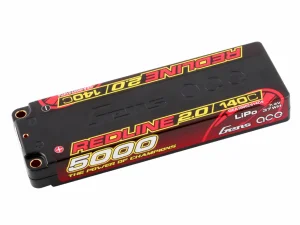 Gens Ace Hard Case LiPo - 2S HV 7.6V 5000mAh 140C RL2 Short 5mm
