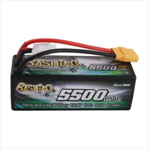 Gens Ace Hard Case 4S 14.8v LiPo 5500mAh 50C - XT90