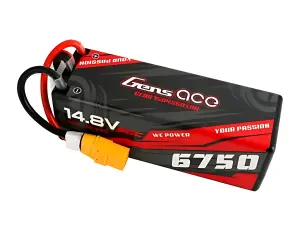 Gens Ace Hard Case LiPo - 4S 14.8V 6750mAh 60C with XT90