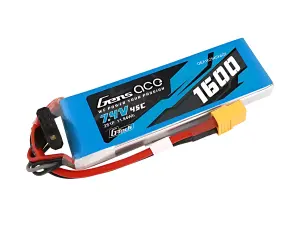 Gens Ace G-Tech LiPo - 2S 7.4V 1600mAh 45C with XT60