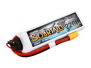 Gens Ace G-Tech Soaring LiPo - 2S 7.4V 2200mAh 30C with XT60