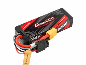 Gens Ace LiPo - Car Hard Case G-Tech 2S 7.4V 2200mAh 60C with XT60