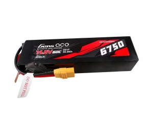 Gens Ace G-Tech Hard Case LiPo - 4S 14.8V 6750mAh 60C with XT90
