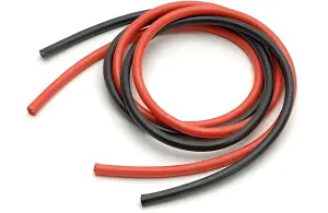 Silicone Wire 10 AWG - 1M Black + 1 M Red