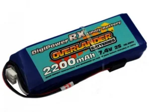 2200mAh 2S 7.4v LiPo Battery Receiver Pack - Overlander Digi-Power
