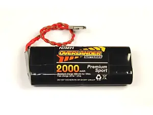 Overlander Nimh Battery Pack 4/5 AF 2000mAh 4.8V RX Config 9 Premium Sport