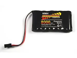 Overlander Nimh Battery Pack 4/5 AF 2000mAh 6V RX Flat Premium Sport