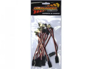 Overlander 12 pcs Futaba Type 150mm Heavy Duty Servo Extension Wire