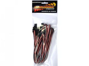 Overlander 12 pcs Futaba Type 600 mm Heavy Duty Servo Extension Wire